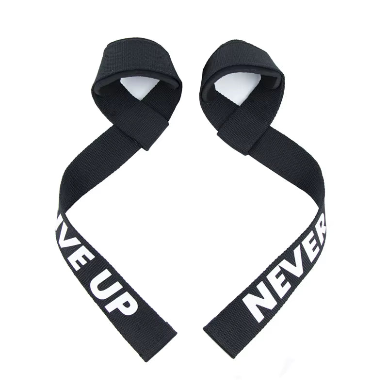 2Pcs Gym Lifting Straps Fitness Gloves Anti-Slip Hand Wraps Wrist Straps Support for Weight Lifting Powerlifting Training