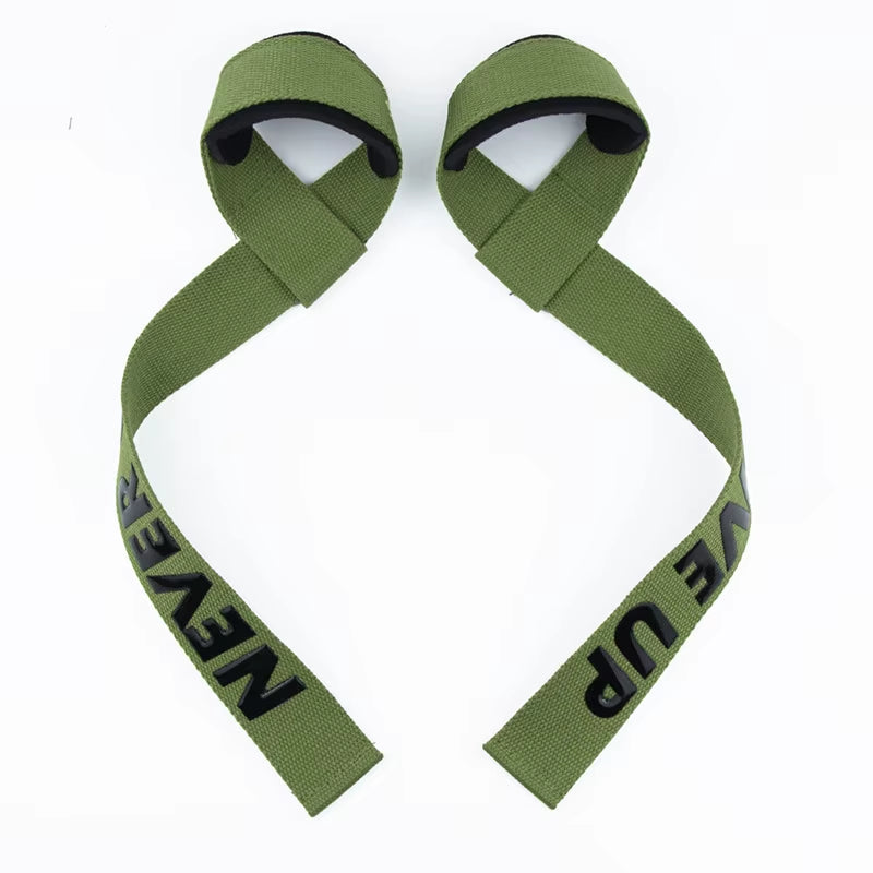 2Pcs Gym Lifting Straps Fitness Gloves Anti-Slip Hand Wraps Wrist Straps Support for Weight Lifting Powerlifting Training