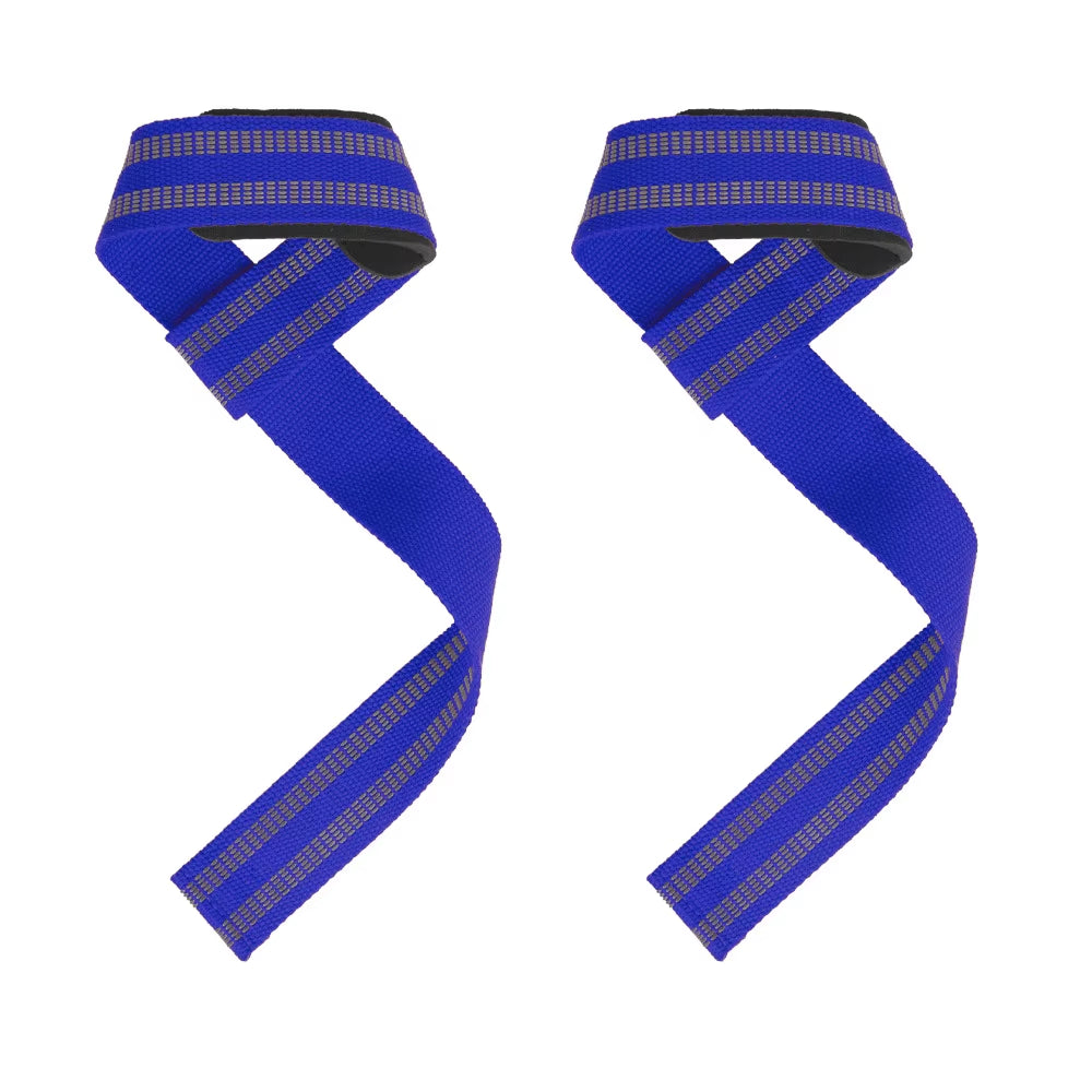 2Pcs Gym Lifting Straps Fitness Gloves Anti-Slip Hand Wraps Wrist Straps Support for Weight Lifting Powerlifting Training