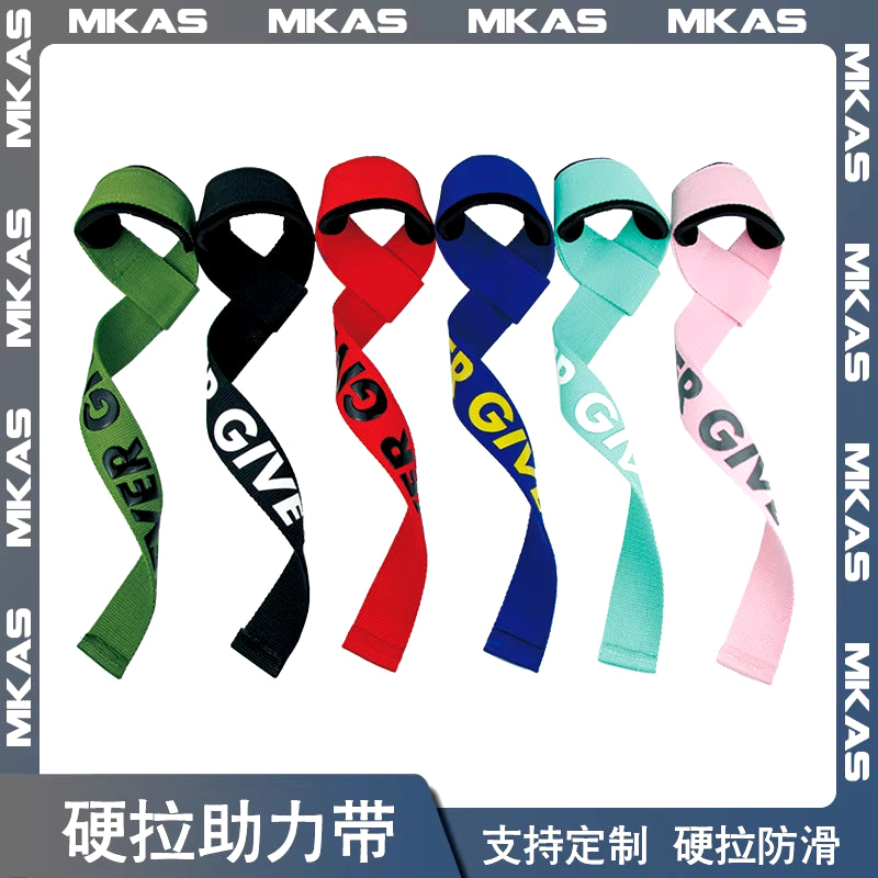 2Pcs Gym Lifting Straps Fitness Gloves Anti-Slip Hand Wraps Wrist Straps Support for Weight Lifting Powerlifting Training