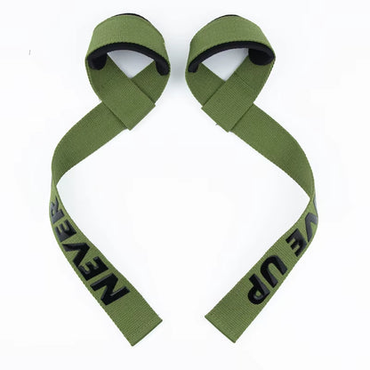 2Pcs Gym Lifting Straps Fitness Gloves Anti-Slip Hand Wraps Wrist Straps Support for Weight Lifting Powerlifting Training